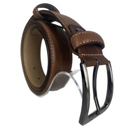 Monogramm Ledergürtel | Echtes Leder | Herren & Damengürtel | 3,5 cm | 8 Farben