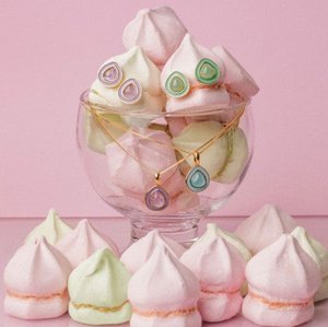 Gelato Druppelvormige Ring - Blauwe Hemel Agaat