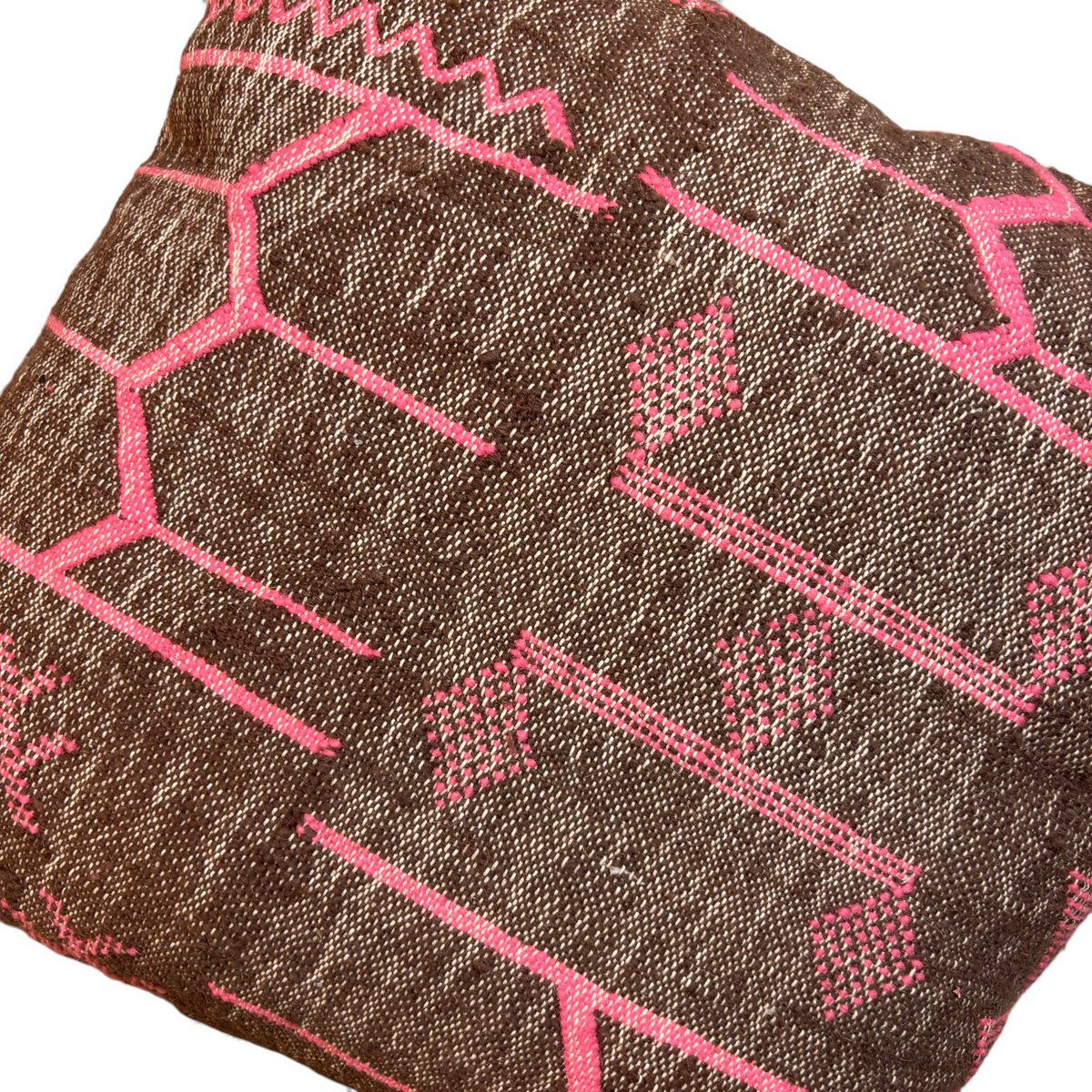 LEI! Kissen - Kleurrijke lijn - Fushia-editie 60x60