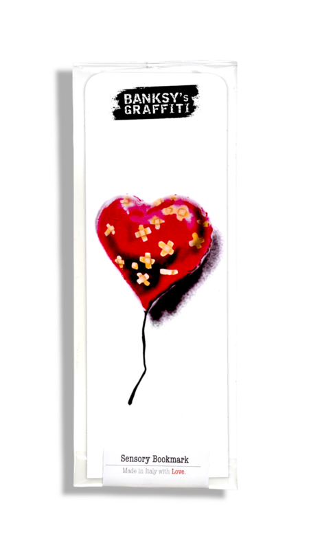 Banksy Scented Bookmark - Bandaged Heart