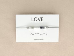 Morsecode armband love (zilver,rosé goud,goud)