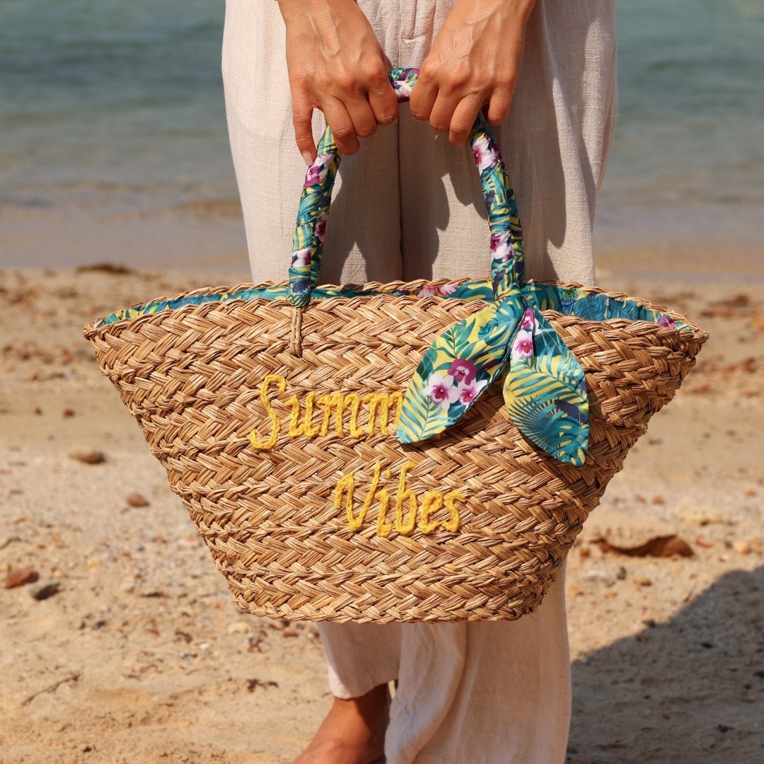 Pequeña bolsa de cesta "Hawaii"