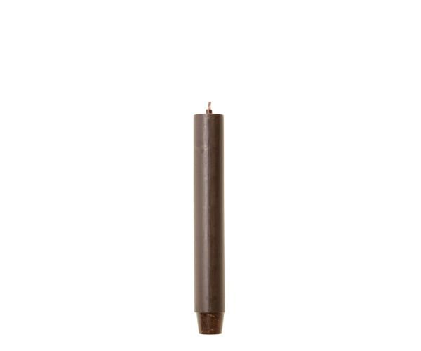 Dinerkaarsen 2,6×18 cm - Donkerbruin / Dunkel braun - 20 stuks