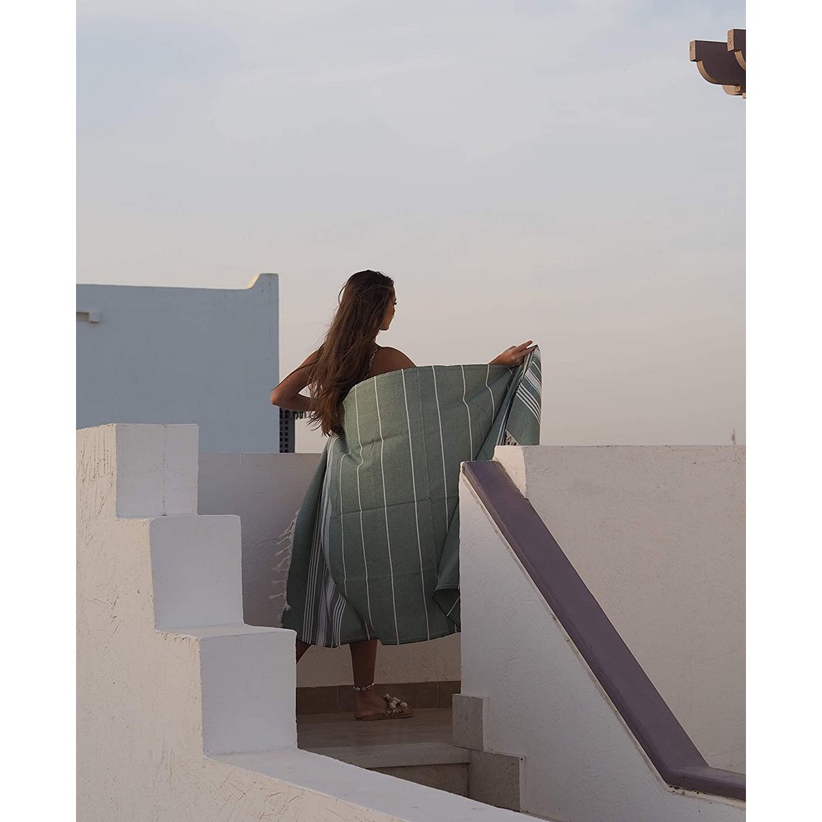 Beach towel 100% cotton Lava Stone 170x100