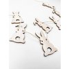 Wooden Easter bunny garland