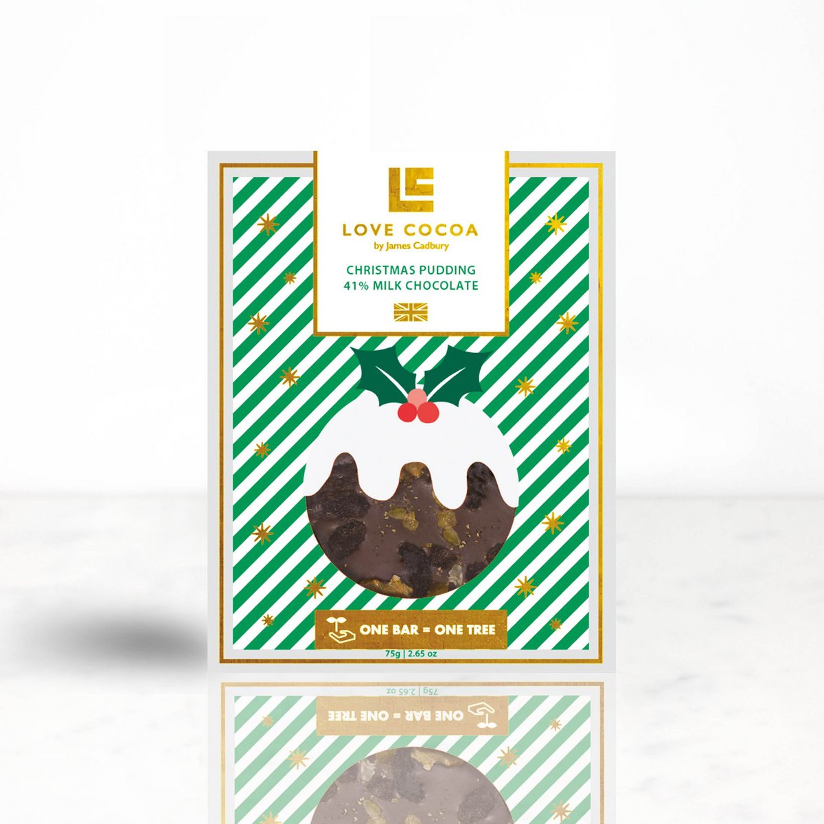 Christmas Pudding Milk Chocolate Bar