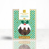 Weihnachtspudding-Milchschokoladenriegel