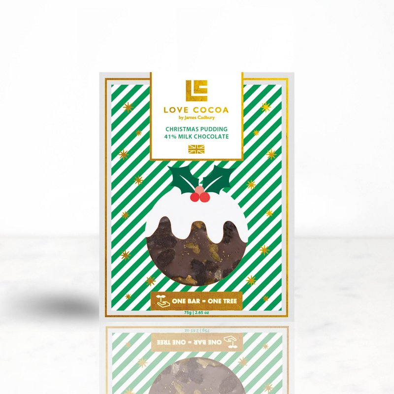 Julebudding mælkechokoladebar