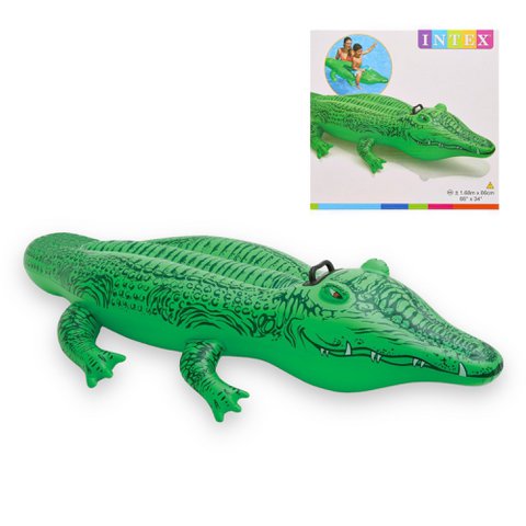 Timmy Toys - AC007 - Intex Blow Crocodil - Grün - 168x86cm - 1 Stück