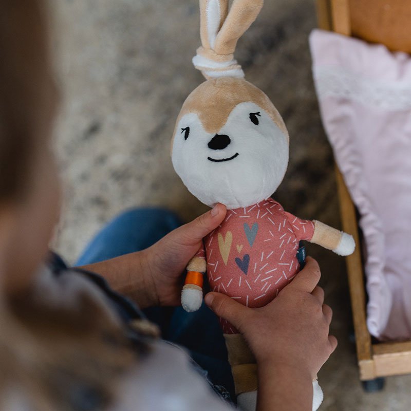 Boîte à musique jouable librement Ivy le lapin - coffret cadeau