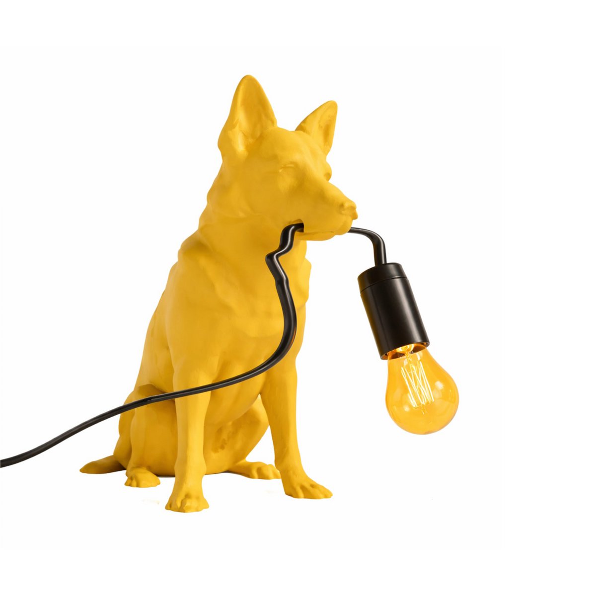 German Shepherd table lamp
