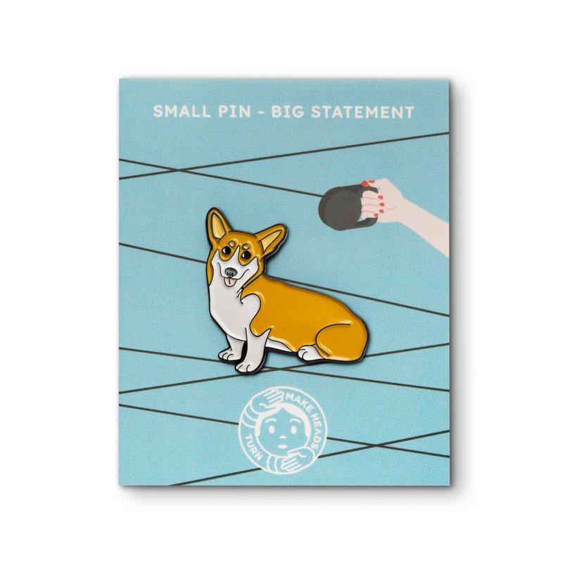 Enamel Pin "Queen's Corgi"