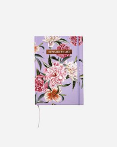 Bullet Journal in luxe lila bloemen
