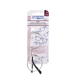 Reading glasses – Alexi Metal and Black +3.0