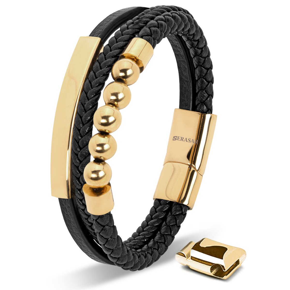 Bracciale in pelle "Perla"