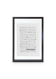 Photo Frame Wood Black A4 28x40x4cm