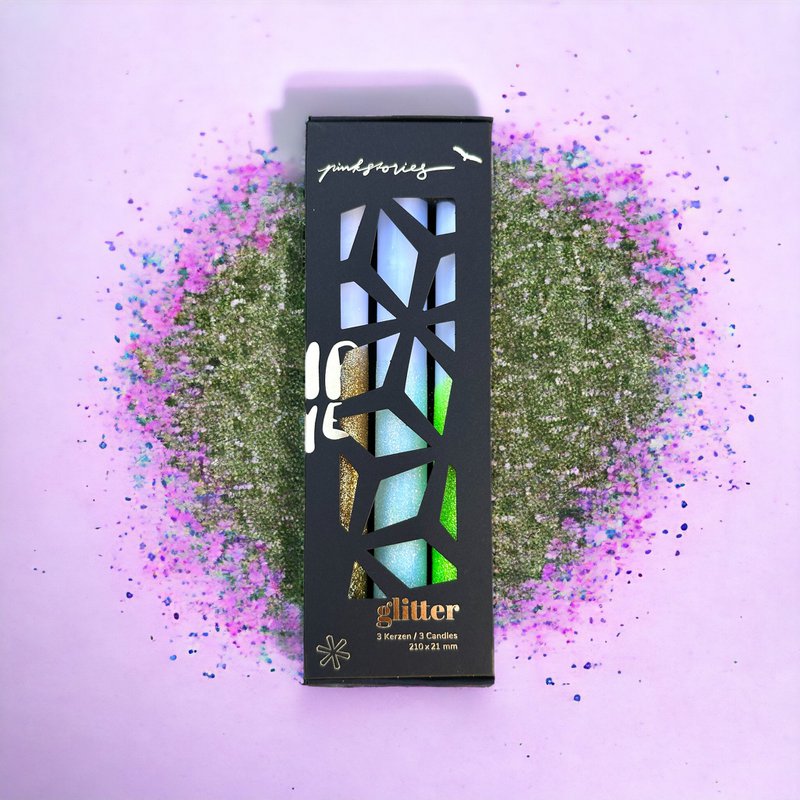 Dip Dye Glitter * Under the mistletoe