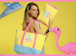 TROPICAL PARADISE SPONGE BEACH BAG assorterede farver