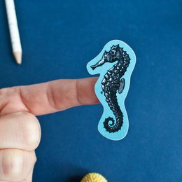 Sticker sheet underwater animals A5