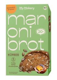 Glutenfri økologisk kastanjebrød bageblanding græskar