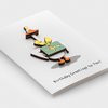 3D Wooden Goose Birthday Card – Handmade Birthday Greeting