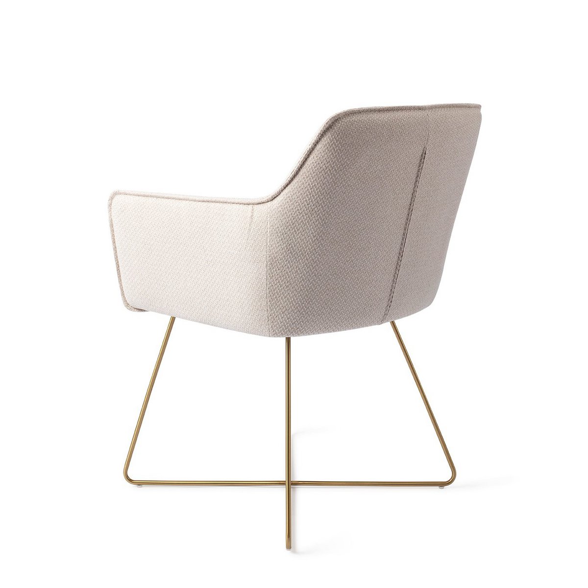Jesper Home Hofu Dining Chair Cross Gold