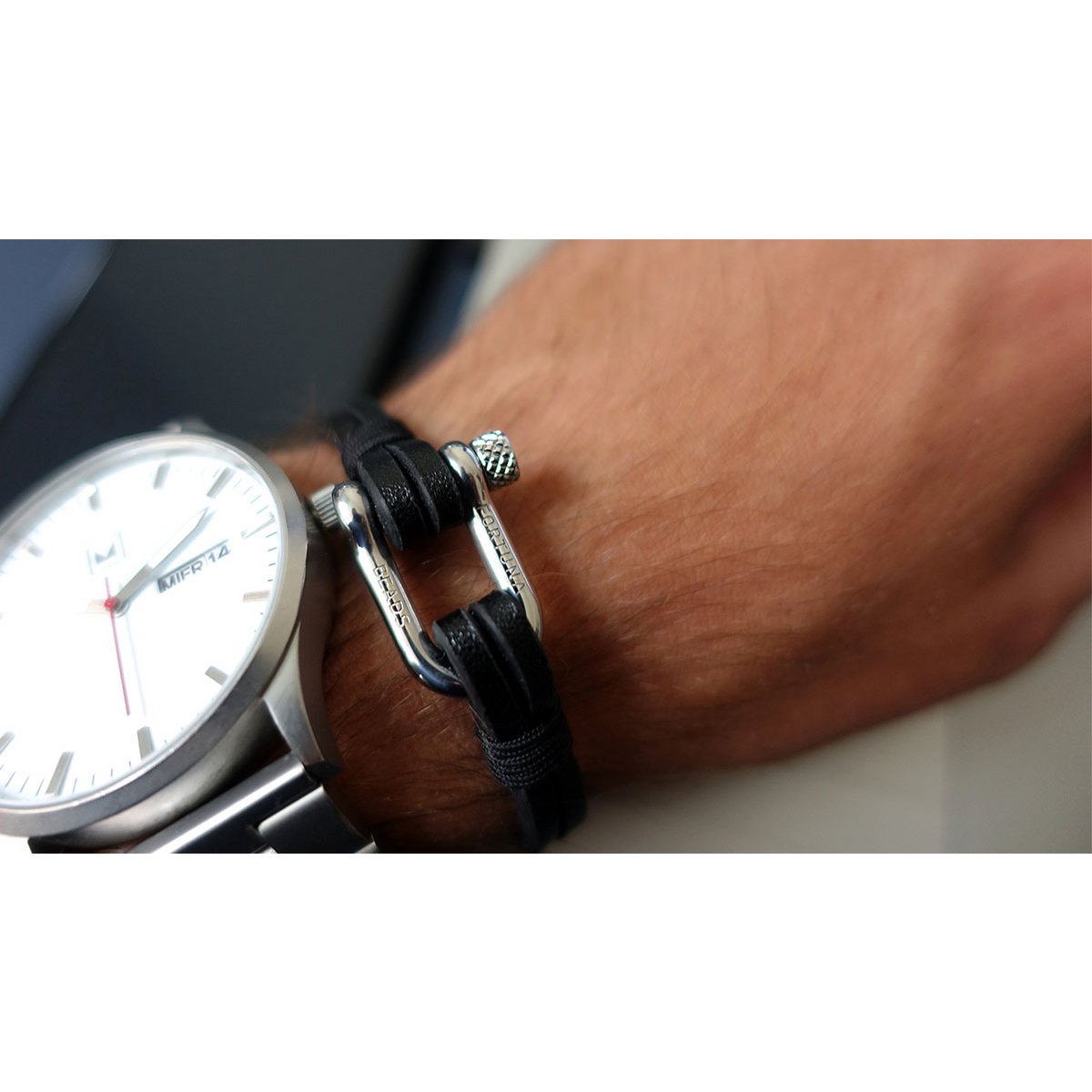 Nautical L1 Black Leather