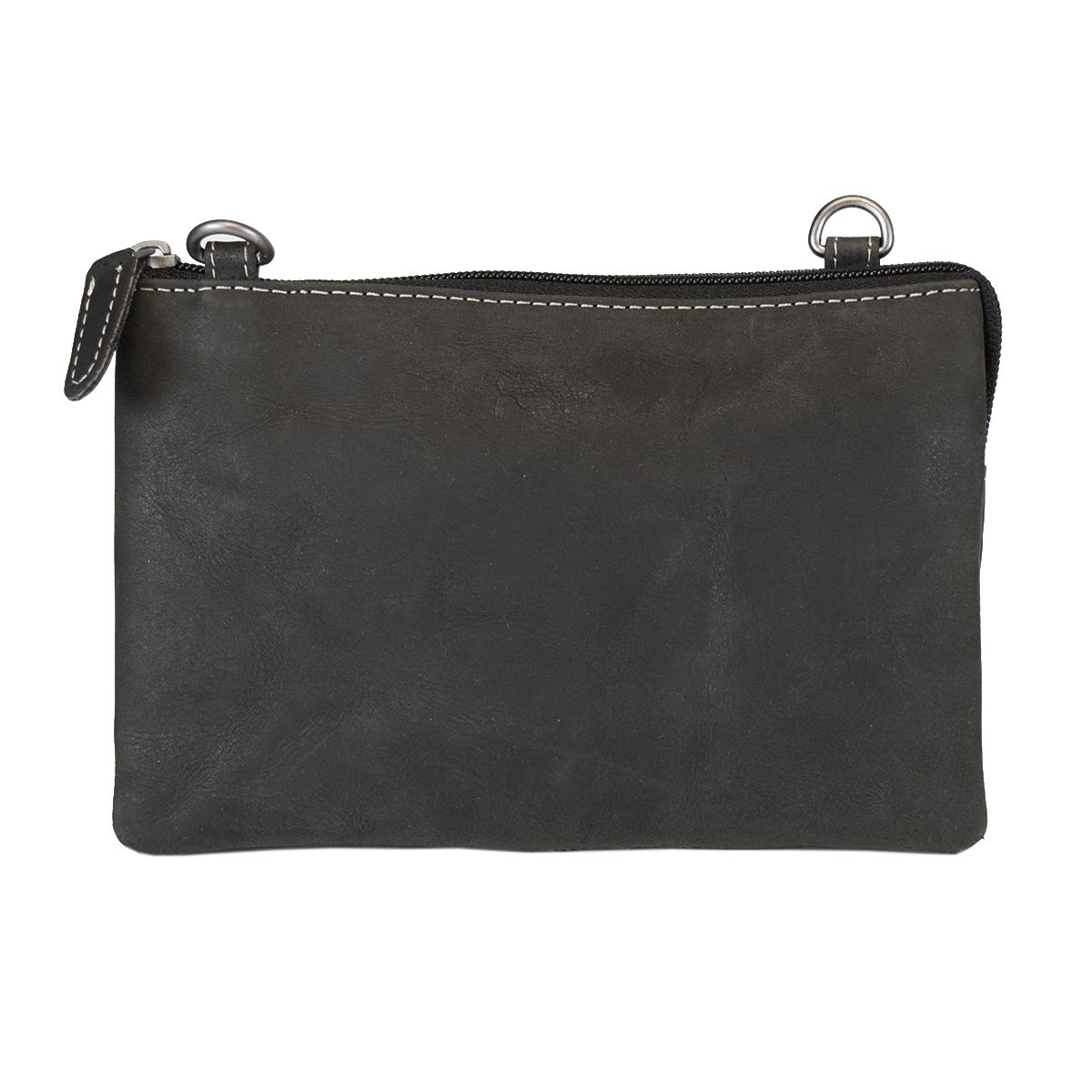 Skuldertaske I 3 farver Buffalo Læder - Festivaltaske - Lædertaske Lille - Crossbody taske til kvinder Læder - Str. L