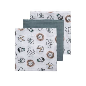 Hydrophilic cloths Animal Multicolour 70x70cm - 3-pack
