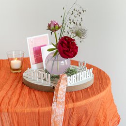 Table runner, gauze, cheesecloth, uni ca.70cm x 300cm