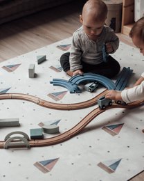 Natural rubber mat Little Sailor big