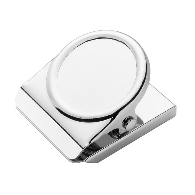 Magnetclip Westcott 45x38mm 3 Stk. Verchromt. Kappe: 60-70 Blatt Papier à 80 g.