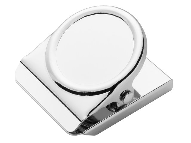 Magnetclip Westcott 45x38mm 3 Stk. Verchromt. Kappe: 60-70 Blatt Papier à 80 g.