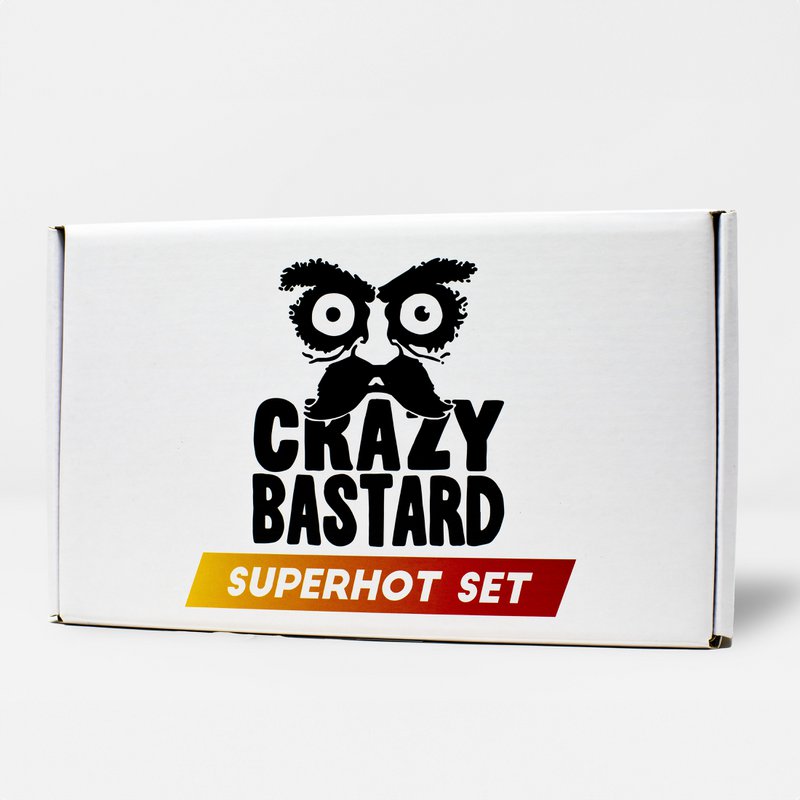 Salsa piccante Crazy Bastard (3x 100 ml Superhot)