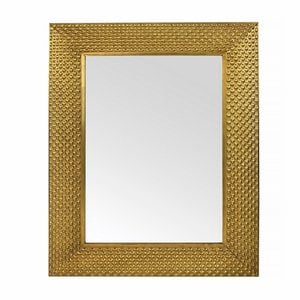 Wandspiegel Penha, Gold, Holz, 120x90x3 cm