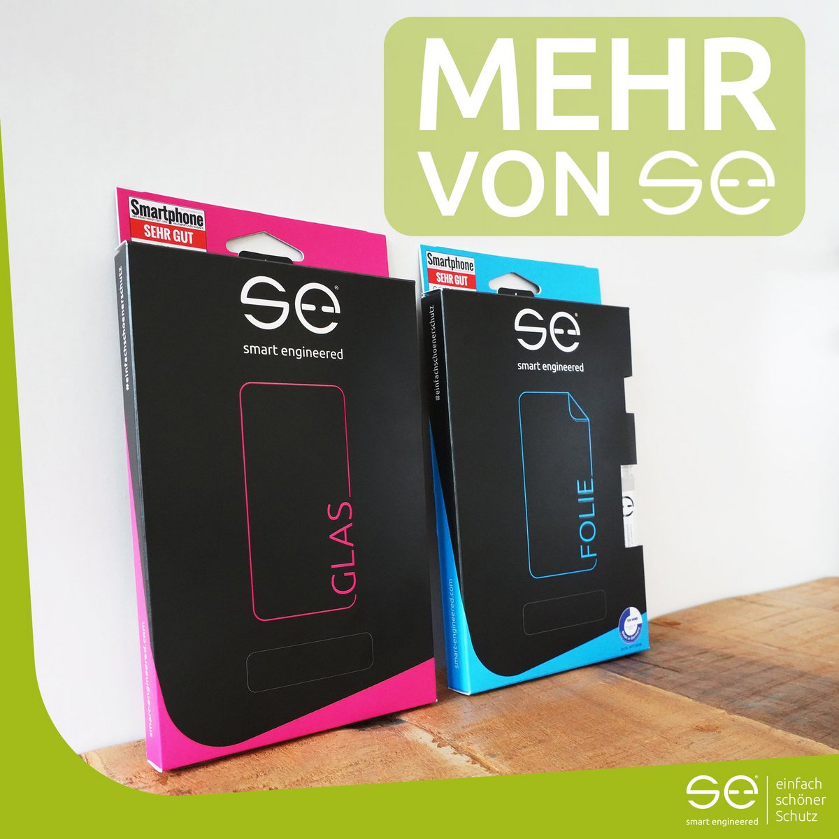 1x se® hardcover beschermhoes (mat zwart) Apple iPhone 13 Pro Max