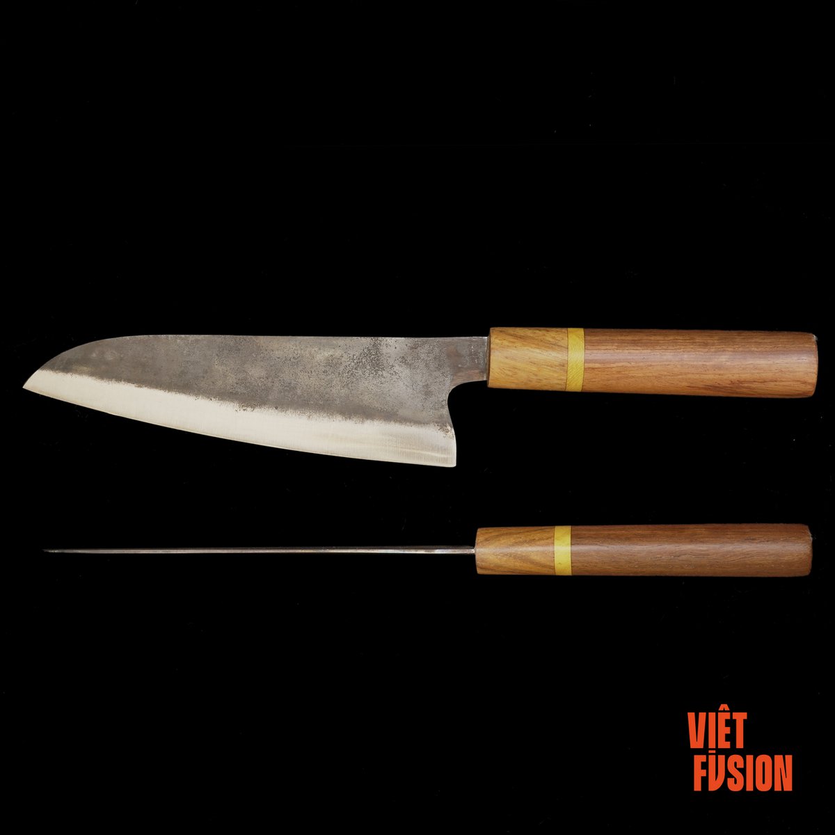 VIET FUSION Couteau de cuisine asiatique TAT CA, longueur de lame 19 cm