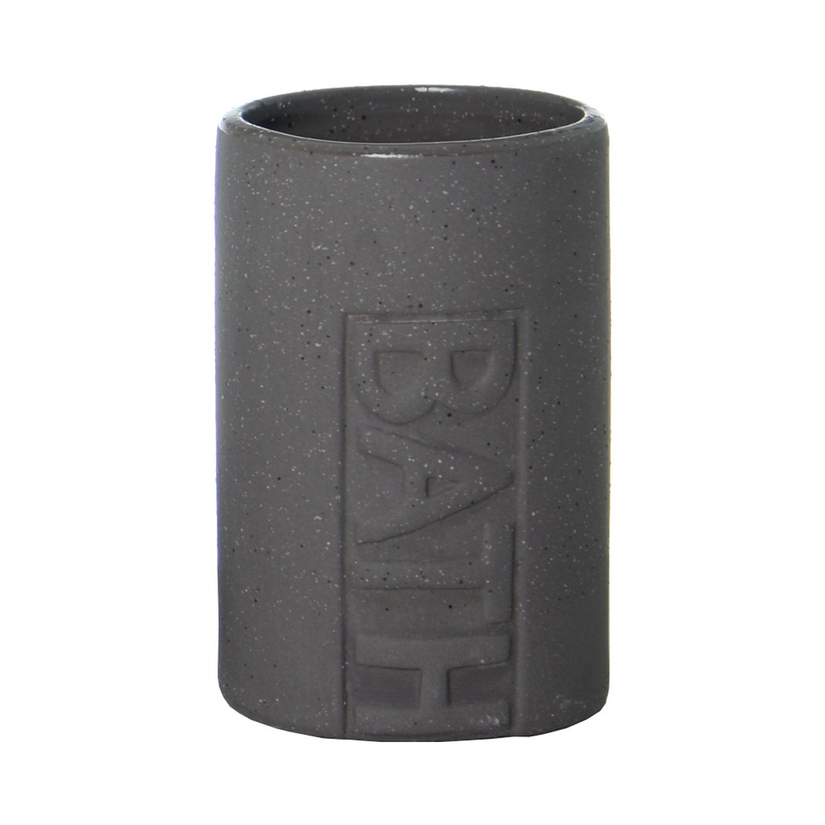 GRIJS KERAMISCH BADKAMERGLAS _°7,5X11CM ST87494