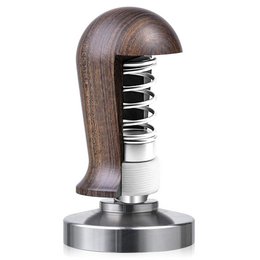 Tamper set pressure-regulating with contact pressure of approx. 14kg through an integrated spring