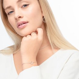 Bracelet Circle of Life, plaqué or rose 18 carats
