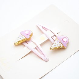 Duo Children's Premium Barrettes - Sparkle Petites Glaces D'amour
