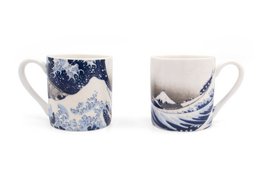 Espresso set, The Great Wave, Hokusai