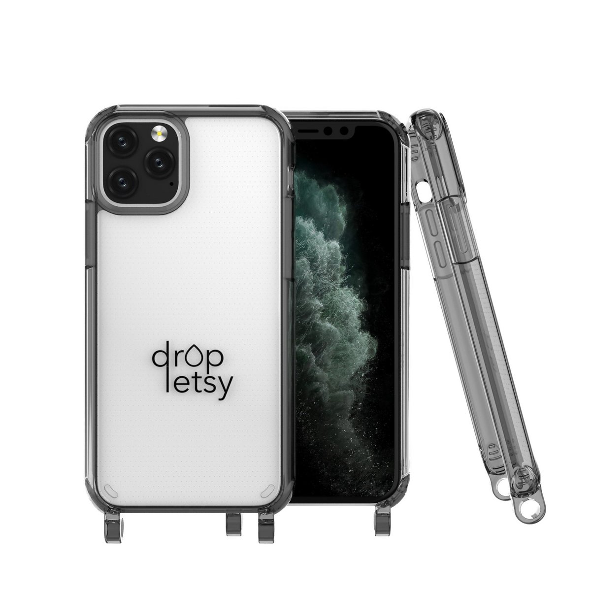 Mobiltelefon cover iPhone 11 Series GRÅ gennemsigtig