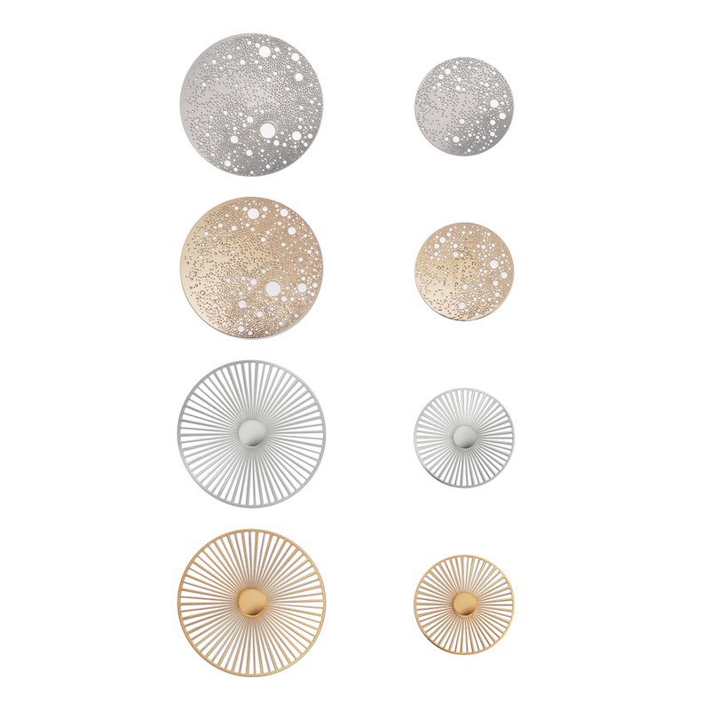 Sortiment af 8 "Solar & Lunar" magnetiske stifter - Constance Guisset design