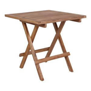 Bilbao Side Table - Natural, Teak, 50x50x50 cm