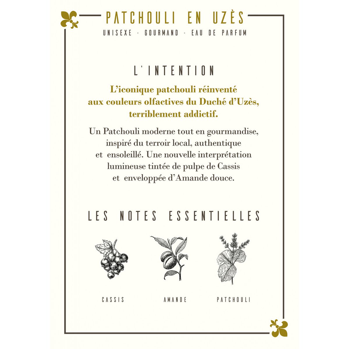 Patchouli in Uzès Eau de Parfum 50ml