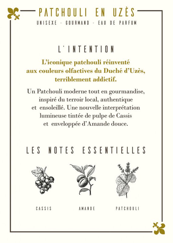 Patchouli in Uzès Eau de Parfum 50ml