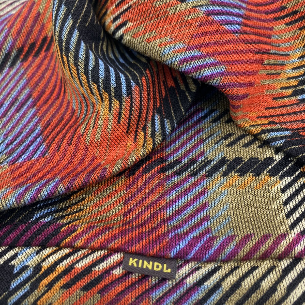 Headband with Twist Check Ponte Jersey