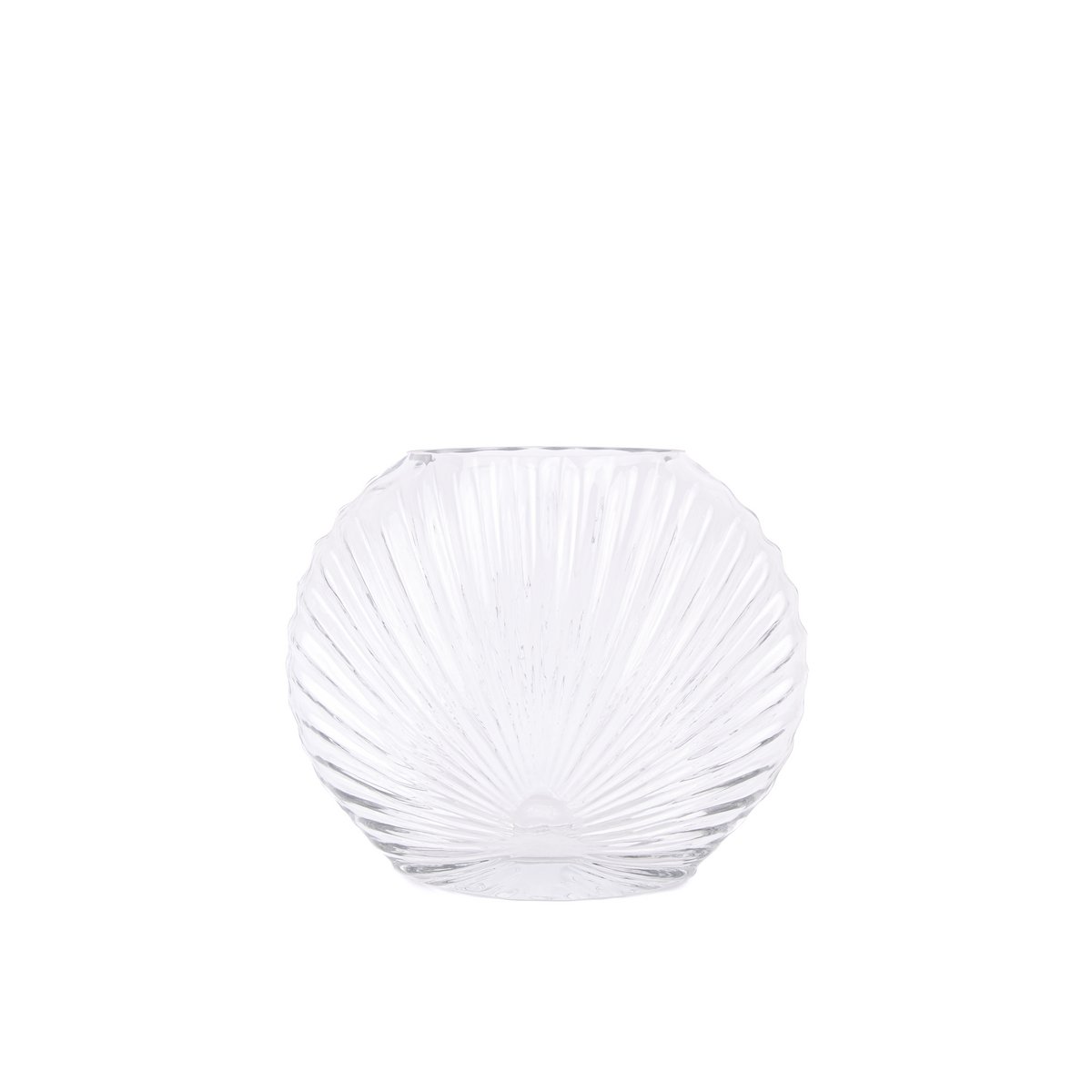 SHELL GLASS VASE