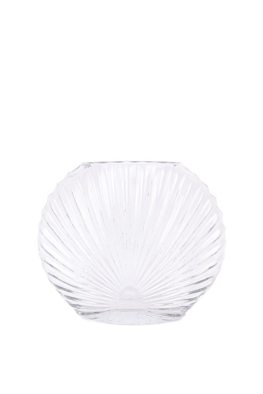 SHELL GLASS VASE